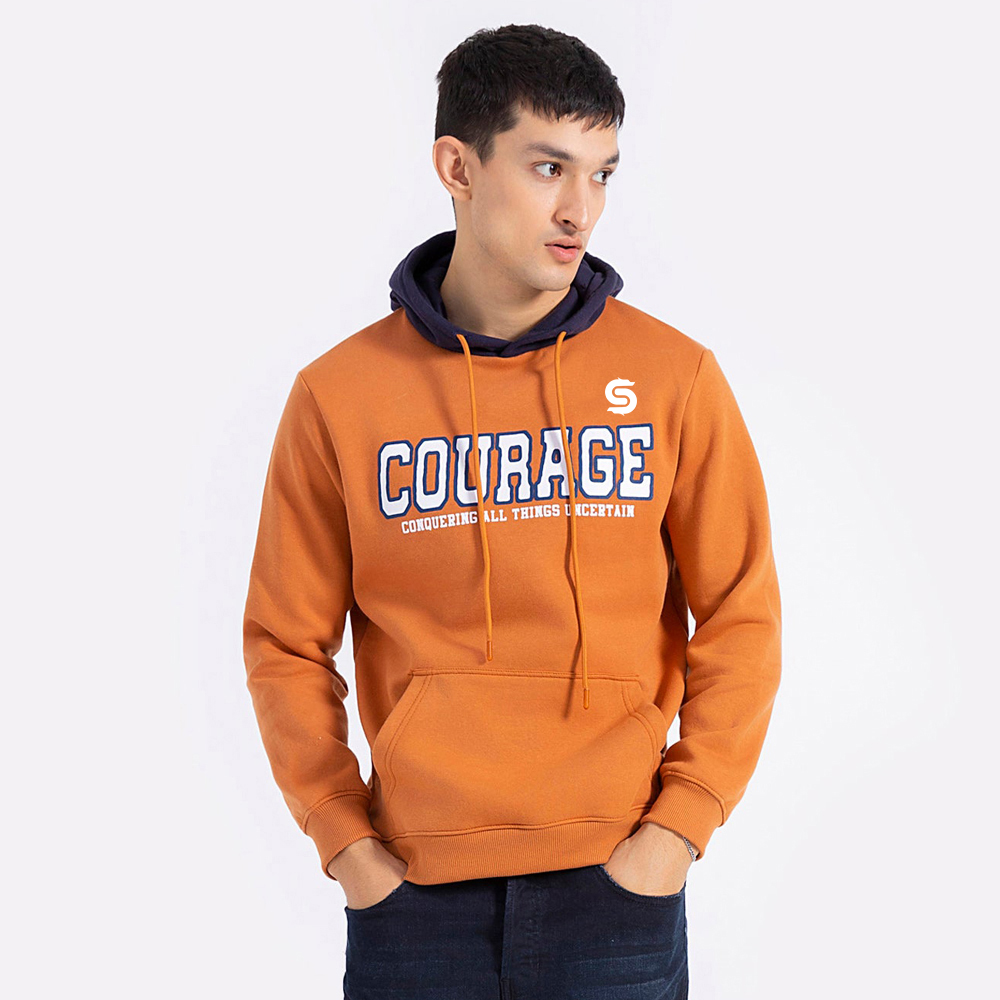 Trendy Men’s Hooded Sweatshirt