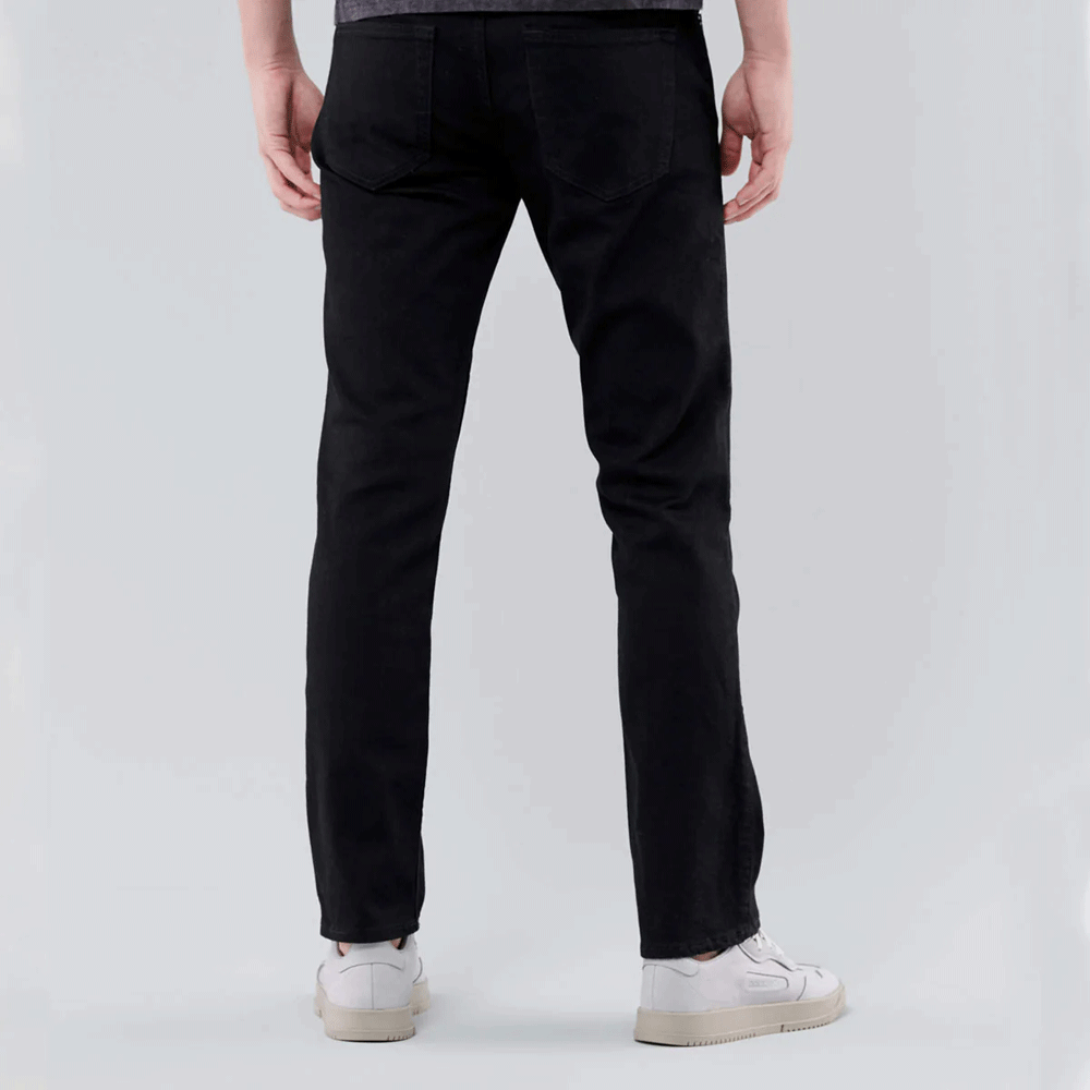 BRANDED JET BLACK SLIM FIT JEANS